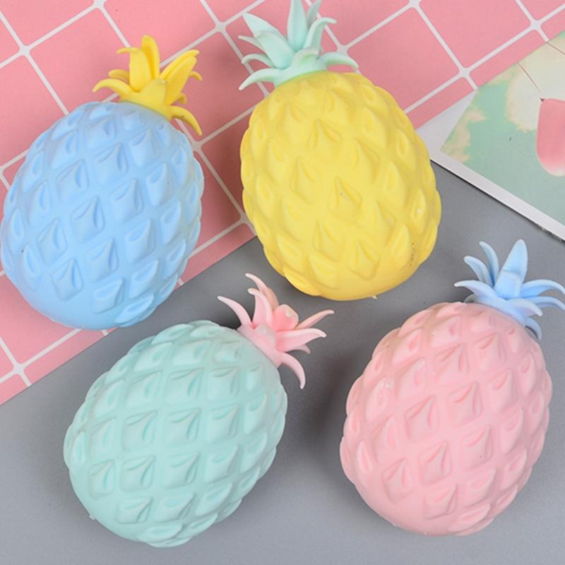 Pineapple Anti Stress Squeeze Ball Funny Vent Decompression Relief Anxiety Toys For Children