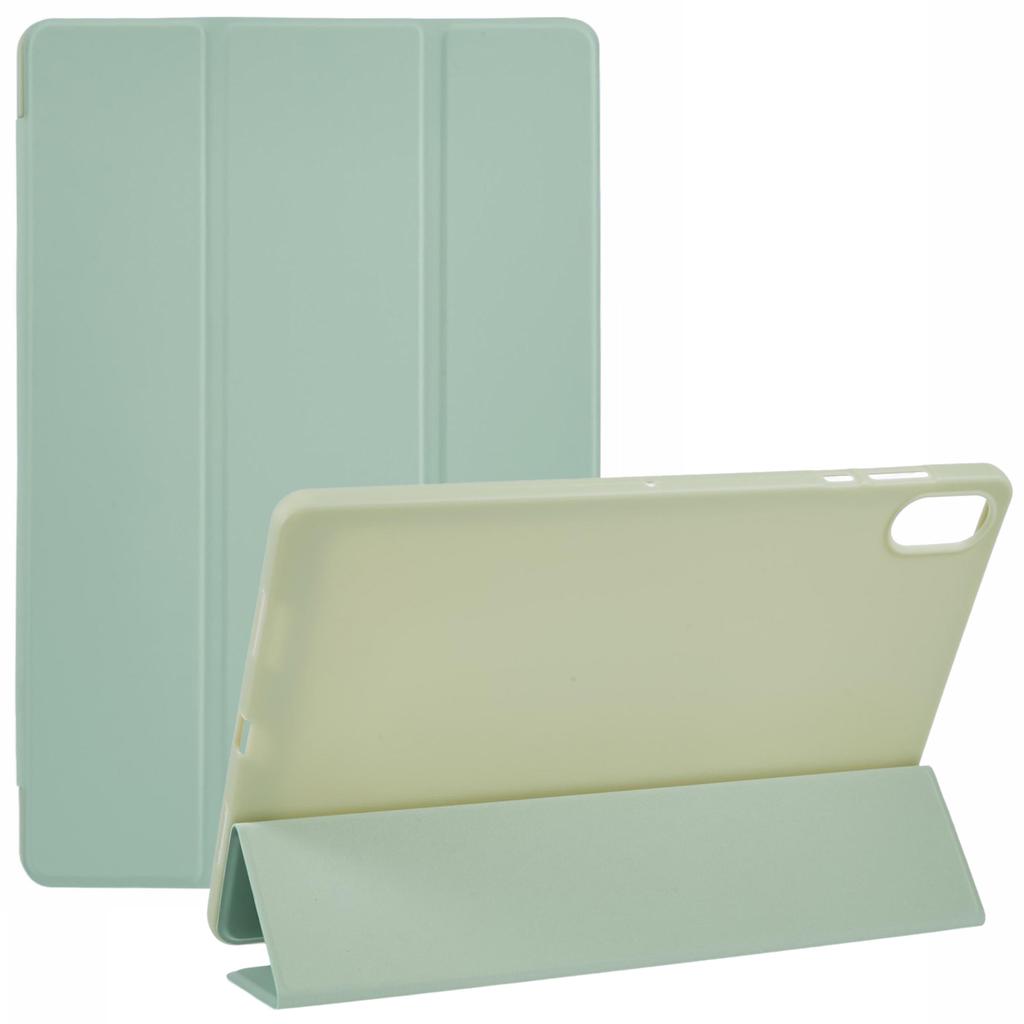 For Honor Pad X8a Case PU Leather+Silicone Tri-Fold Stand Tablet Cover