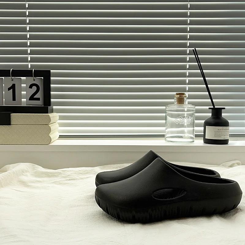 

Wholesale new men s summer indoor home anti slip EVA thick soled slippers for outdoor wear shoes 5pcs 45