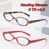 Women'S Ins Style Classic Oval Small Frame Presbyopia Glasses Exquisite Sparkling Diamond Hd Blue Light Blocking Reading Glasses