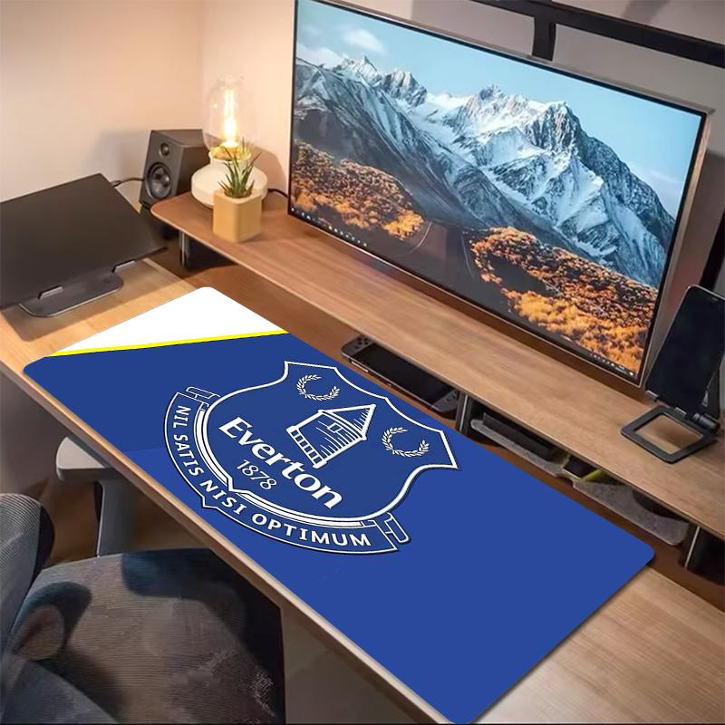 Everton Football Club Print Cushion Non-slip Laptop Tablet Big Mousepad XXL Mat Mini PC Playmat With Lock edge