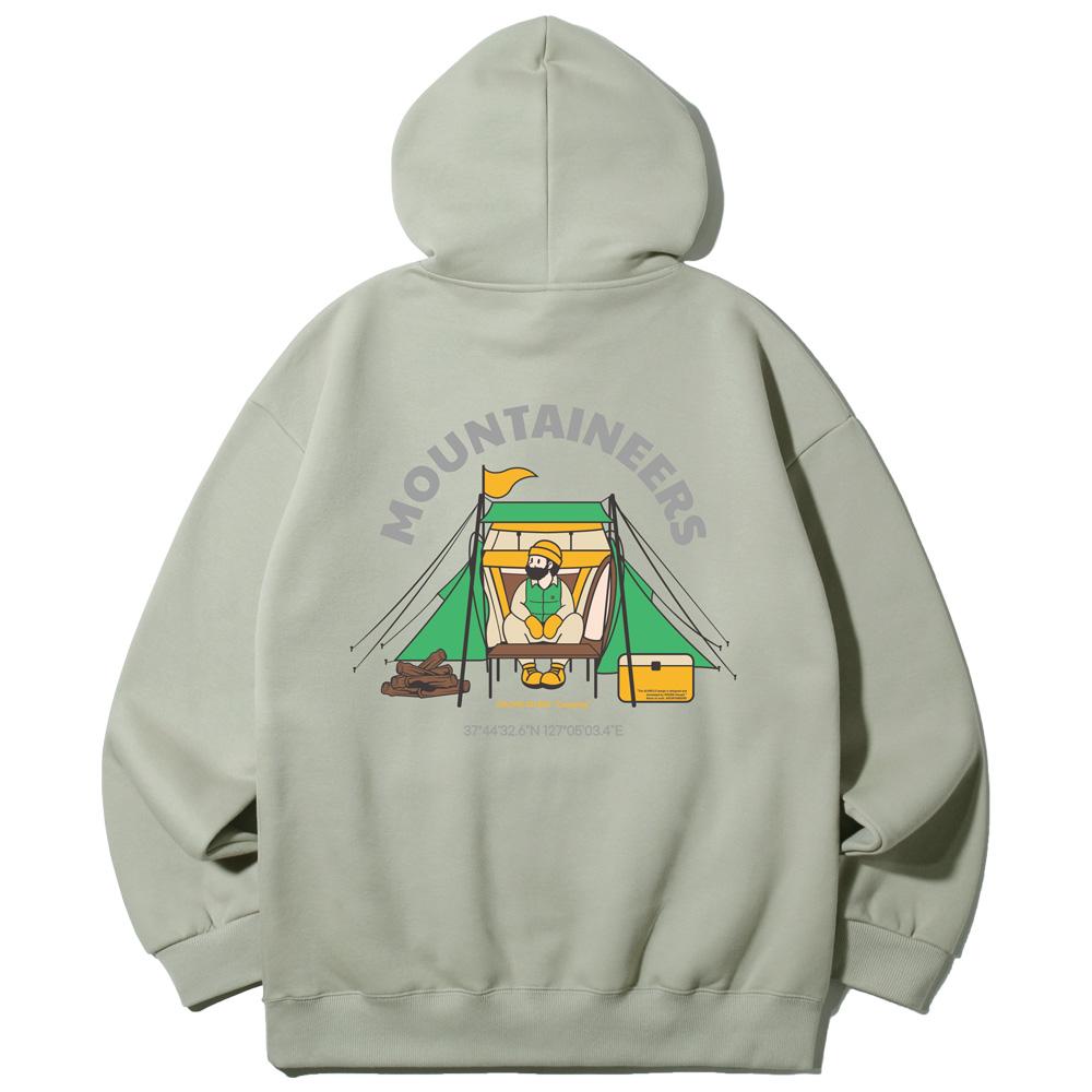Alvin Clo Mountainels Camper Oversized Hoodie Avh717 (3 Colors) Charcoal_Fleece/L
