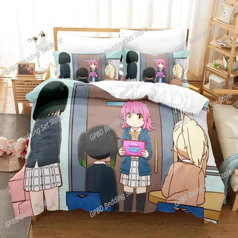 Anime Nijiyon Animation 3D NEW Duvet Cover Pillowcase Bedding Set Adult Boy Girl Bedroom Decoration Children Single Double Large
