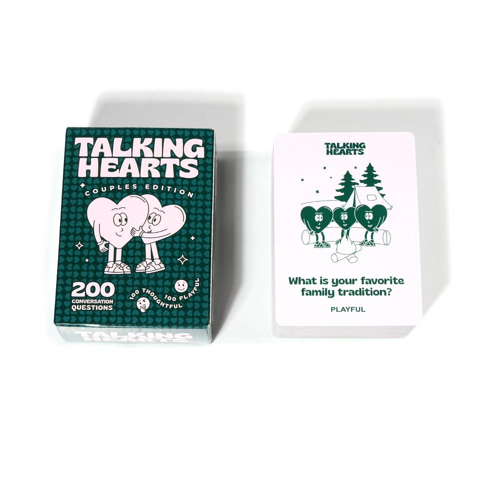 Engaging English Version Talking Hearts Strategy Card Game For Social Gatherings And Family Fun