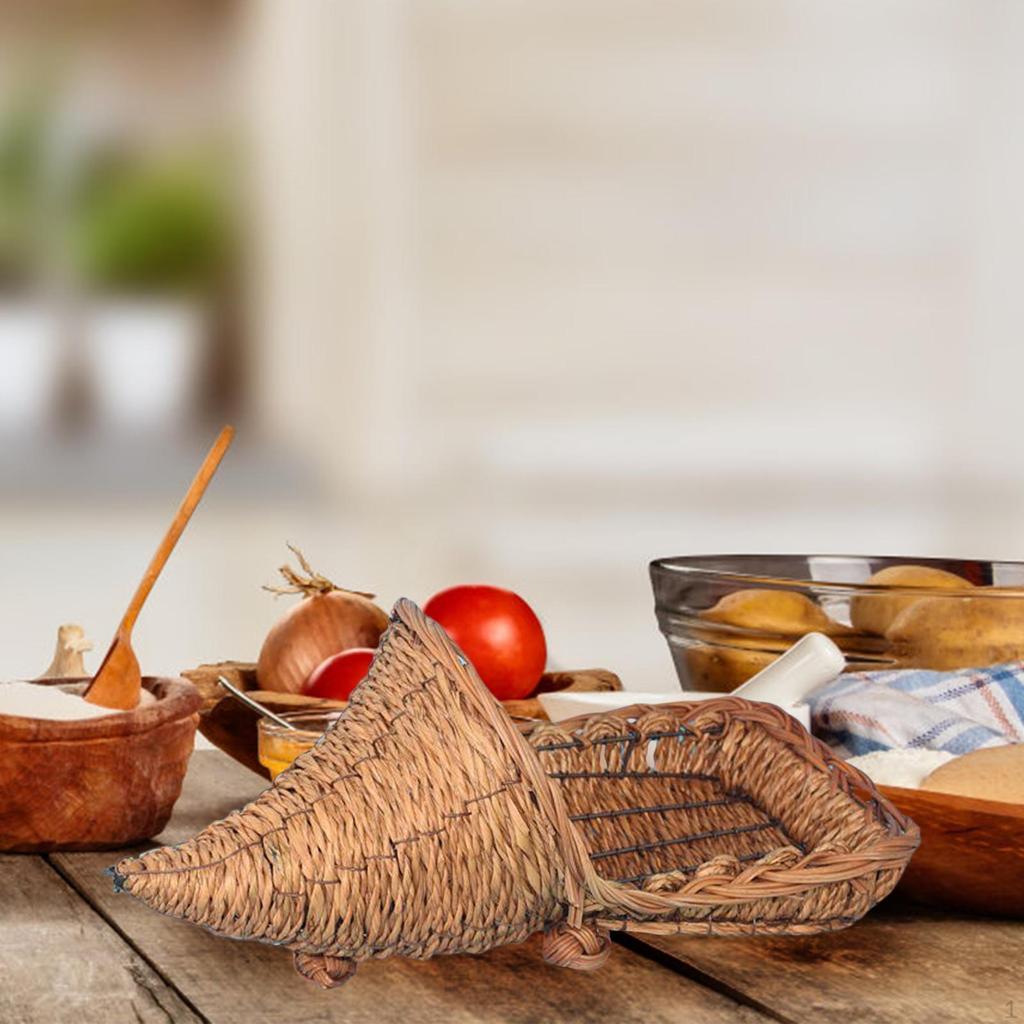 Japanese Decoration Tray Lampshade Basket Storage Bamboo Sashimi Serving for Party