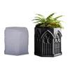 Multi Purpose Silicone Mold For Resin Jewelry Container Church Window Planter And Decorative Candle Container Craft
