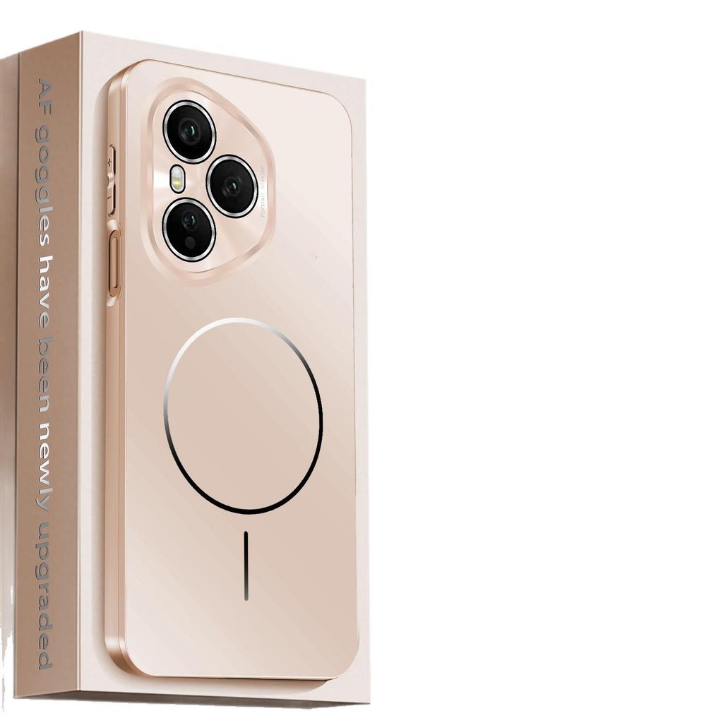 Applicable Honor 400Pro Large Window Magnetic Ring Case, Honor 400 Slim Ring Magnetic Honor X70 Frosted Protective Case