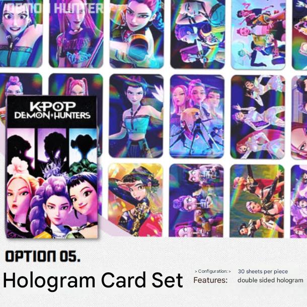K-Pop Demon Hunters CARD SET (KPDH, SAJA BOYS, HUNTRIX)  (5 Options)