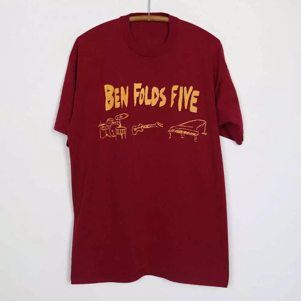 1997 Ben Folds Five Футболка с принтом Kiss My As Унисекс S