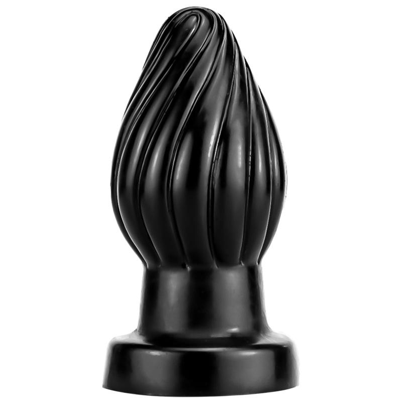 Black Threaded Butt Plug Masturbation Stick Backyard Butt Plug Sex Toys Backyard Butt Plug