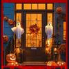 2025 Hanging Ghosts Indoor Wall Bedroom Outdoor Party Garden Patio Front Porch Yard Scary  Spooky Fall Halloween Ornaments Gifts