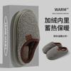 2025 New Velvet Snow Boots Home Slippers Cotton Shoes Warm Shoes Fluffy Slippers Head Cotton Mop