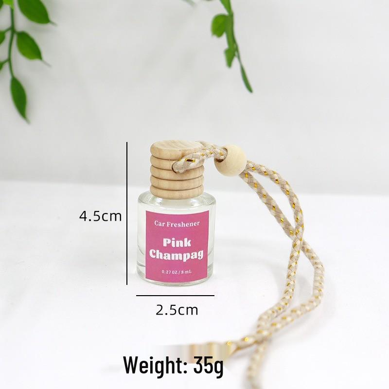 Hanging Car Air Freshener Gift Set: Long-Lasting Essential Oil Aroma, 4-Pack