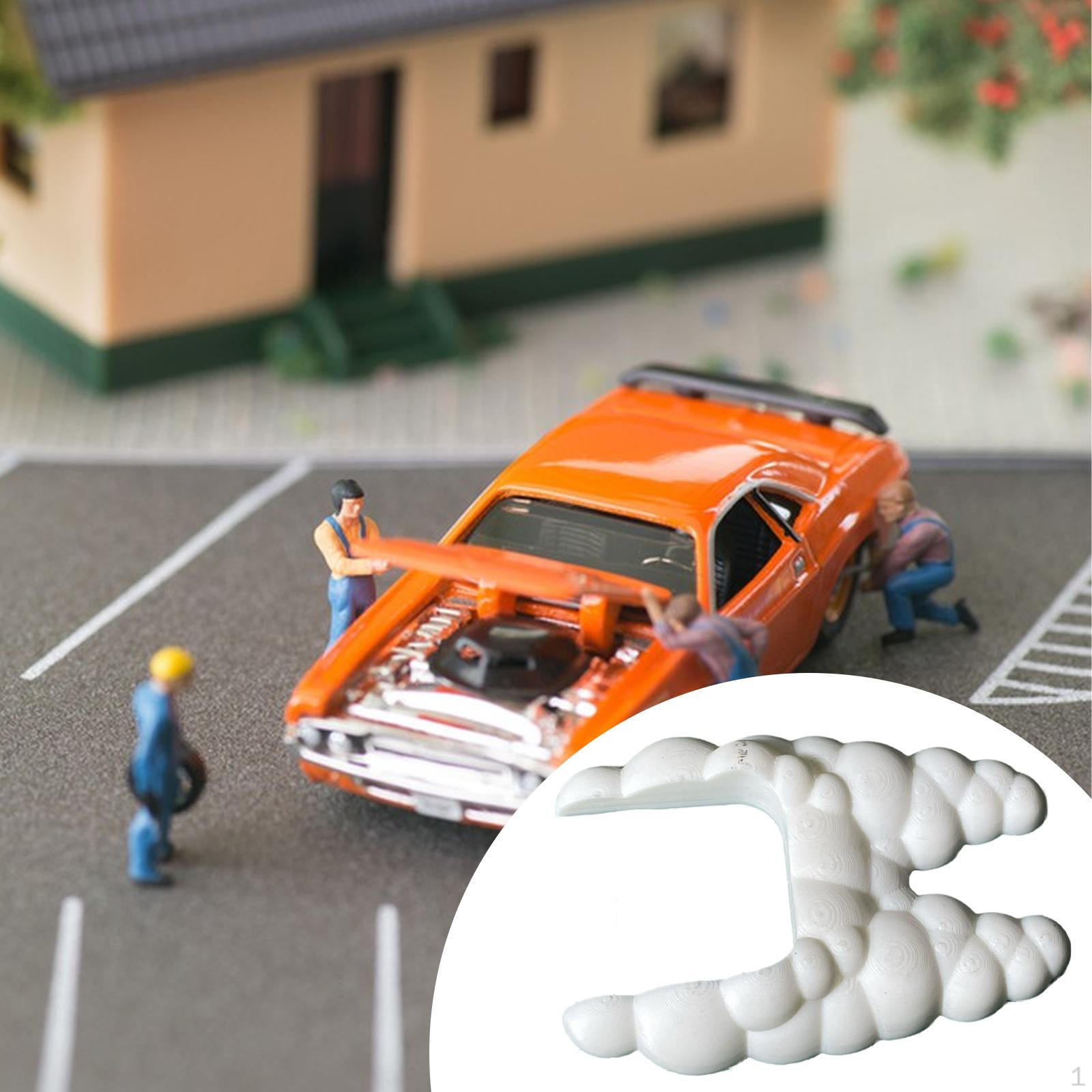 Effects Model 1:64 Simulation DIY Portable Collectible Photo Prop Artificial Smoke Effect Pieces style C