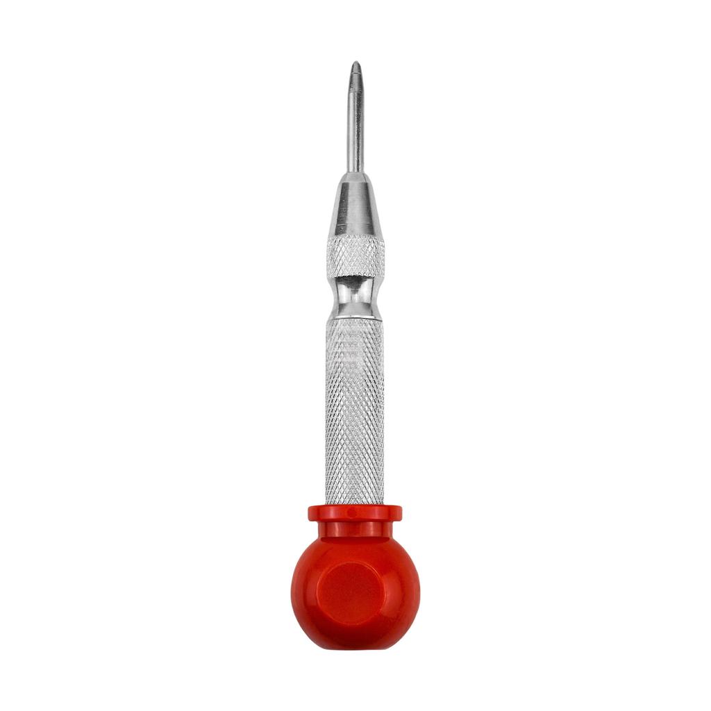 Spring Loaded Center Punch Tool with HSS Steel Tip for Precision Marking and Emergency Escape