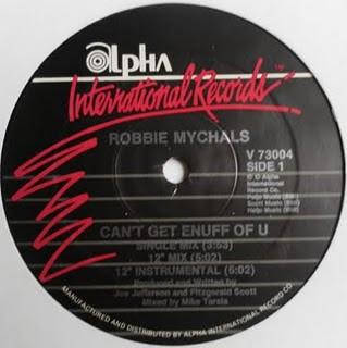 

12inch Record ROBBIE MYCHALS Cant Get Enuff Of U The Right Ti V73004 Alpha Internati 1990 US Rap HipHopRB Used