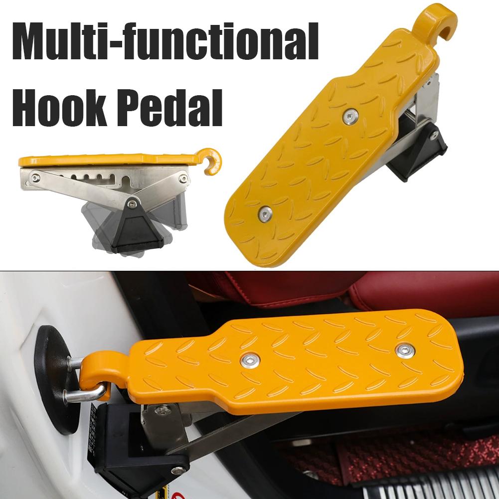 Universal Car Door Step Breaker Safety Hammer Roof Rack Access,Car Automotive Foldable Roof Rack Door Step