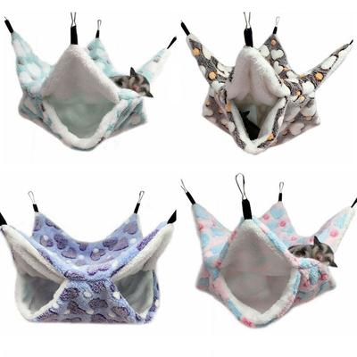 Ferret Rat Squirrel Hamster Hammock Nest Bed House Toys Hanging Cage Pet Cage Hammock Warm