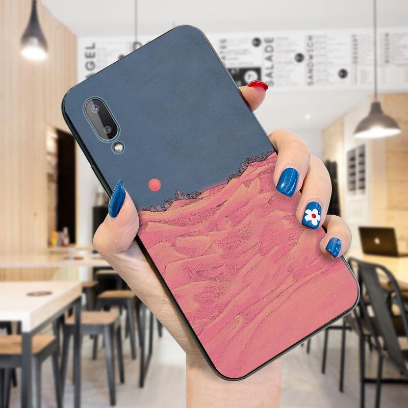 

Чехол для телефона с акварельной росписью Samsung A80