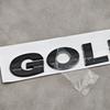 For VW Volkswagen Jetta MK5 Golf 3D ABS Chrome Black Logo GOLF Emblem Letters Sticker Car Rear Trunk Badge For Volkswagen VW Gol