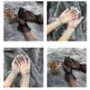 Paar Grace Herbst Sommer Damen Kurze Tüllhandschuhe Dehnbar Spitze Punkte Lotus