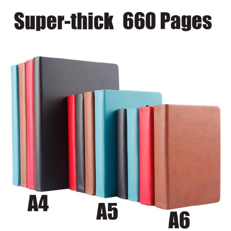 Hardcover Sketchbook 660 Pages Blank Notebook Thicken Leather Journal For Artist Student Journaling Drawing Sketching