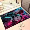 Demon Slayer Print Rug, Washable Floor Carpet, For Entryway Dorm Laundry Room Office Study, Home Decor Birthday Christmas Gift