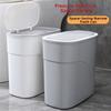 Odor-Free Waterproof Garbage Bin Slim Narrow Gap Living Room Dustbin  Space Saving