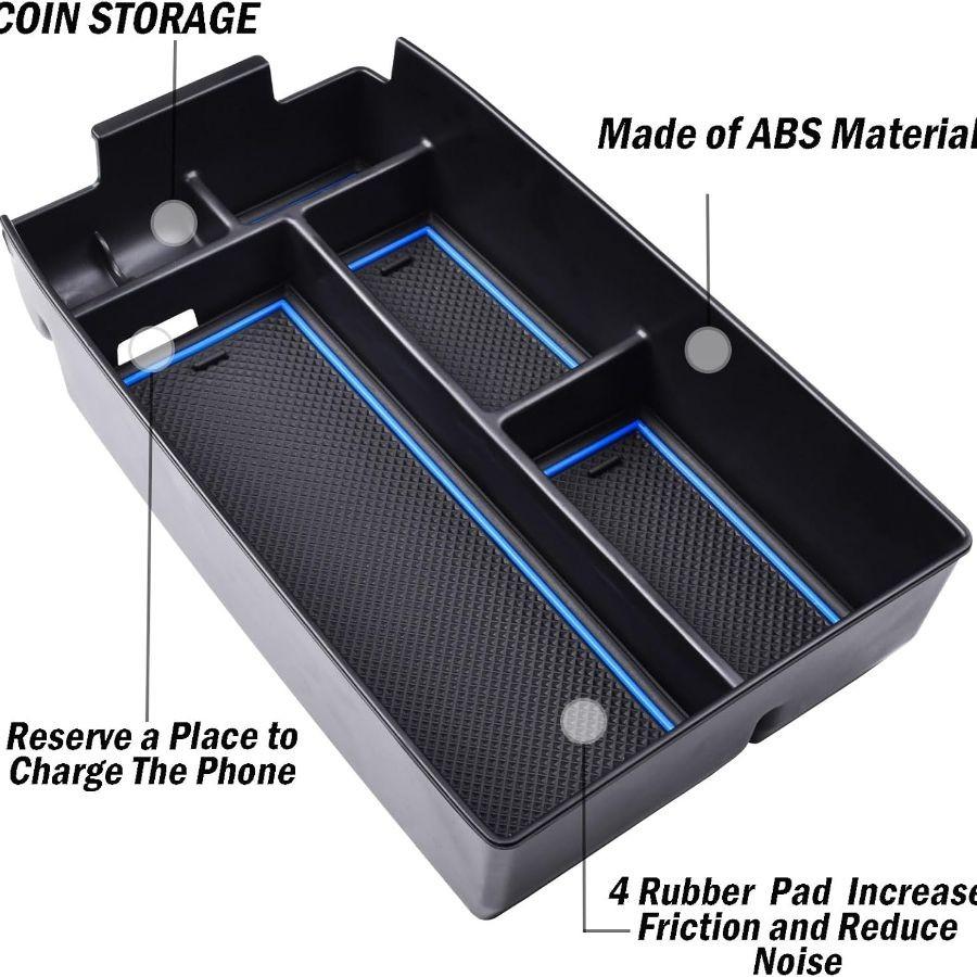 Center Console Organizer Compatible with -2025 and blue