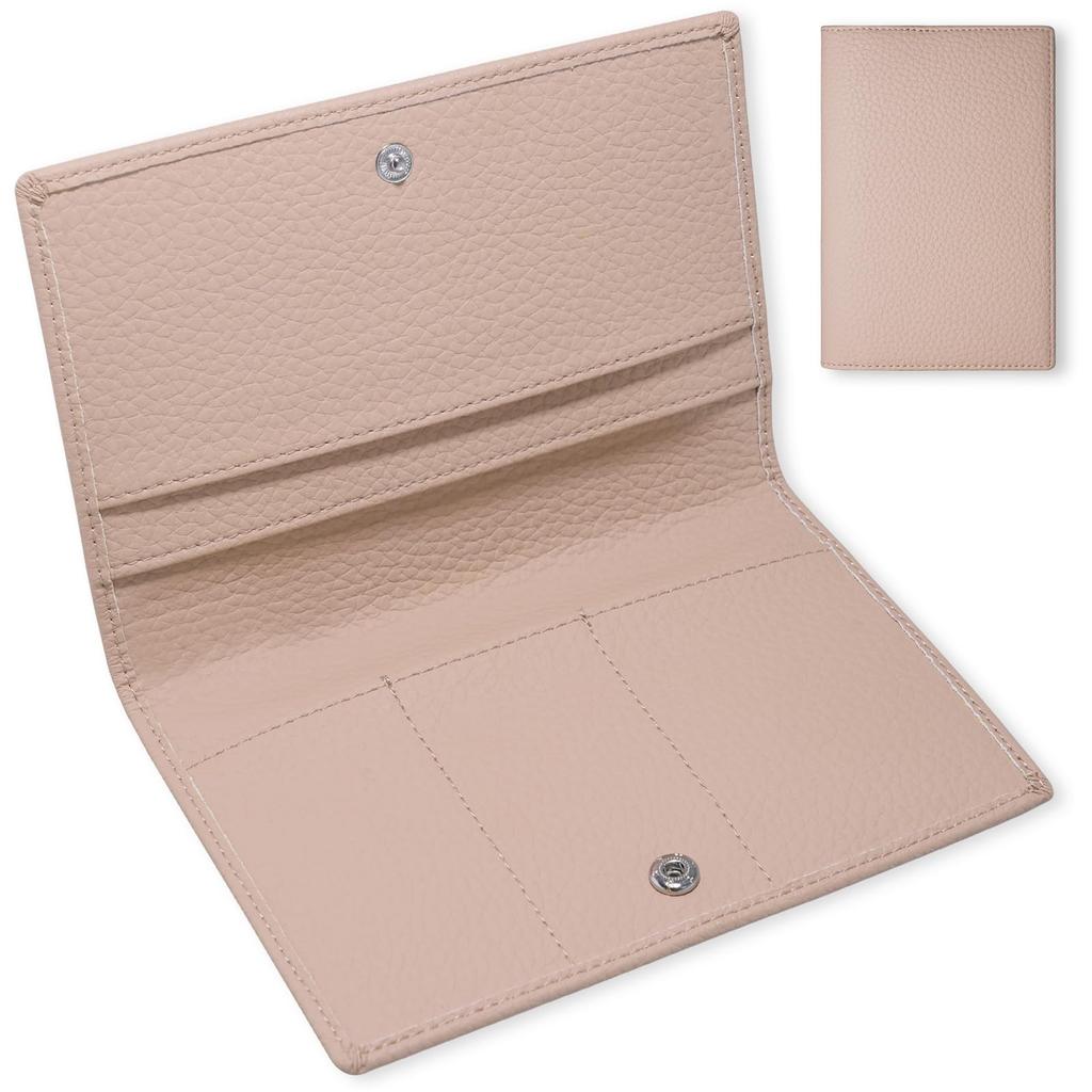 Slim Passbook Credit Card High Tide Passbook Card Bank Holds 2 Leather [Shirizu] Magnetic-Proof Case, Case, Bi-fold, Men's & Women's, Multi-Case,