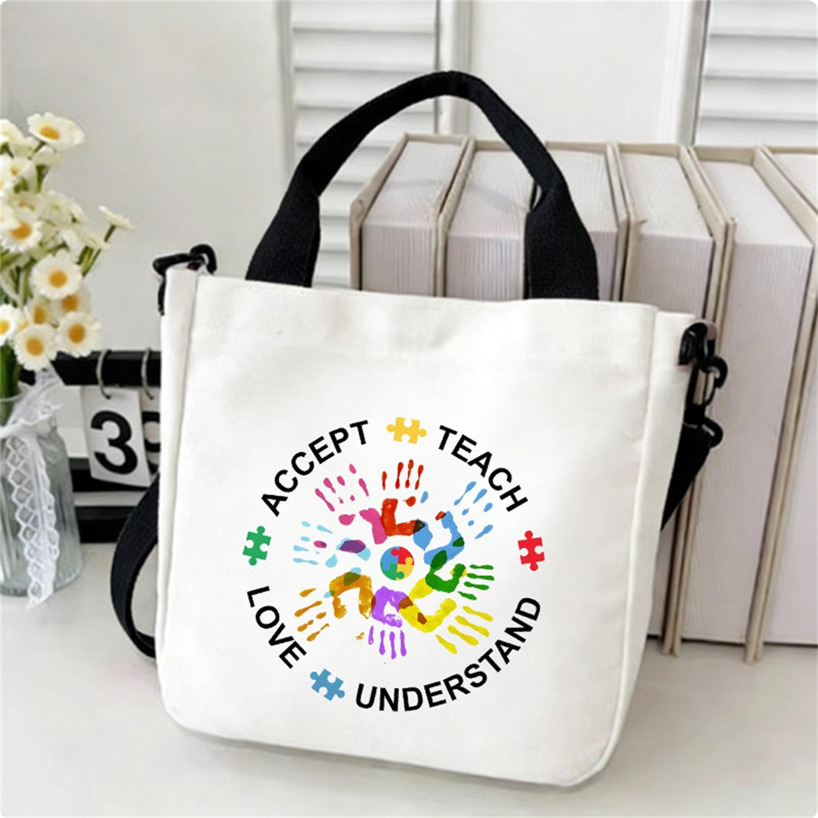 Fashionable  Stylish  Comfortable  And Casual Canvas Crossbody Bag One Size чёрный