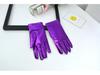 Adult Women's Summer Performance Gloves - Gold Fluorescent Thin Spandex Gloves for Dance, Stage, or Parties.