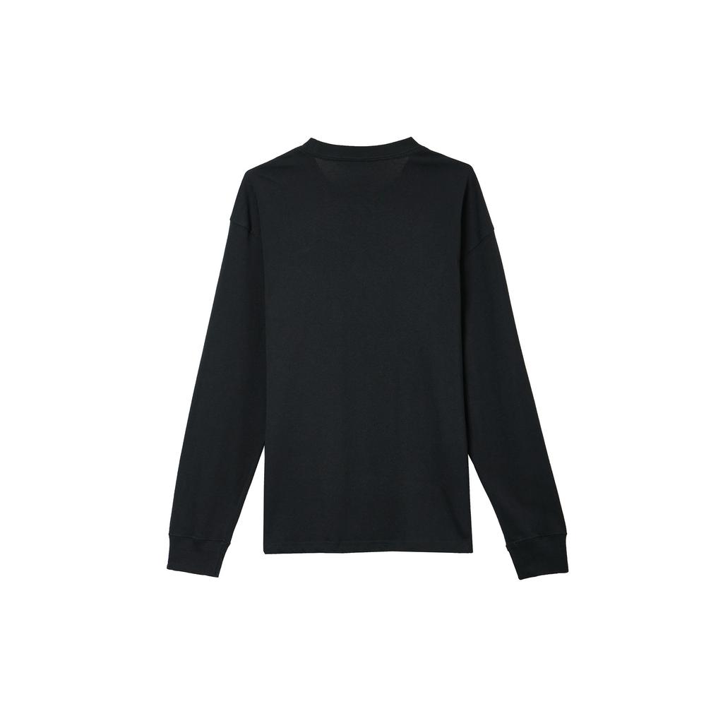 Nike SB American Vintage Soft Comfortable Loose Fit Drop Shoulder Casual Long Sleeve T-Shirt Men Tops Black HJ0807-010