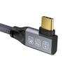 0.25/0.5/1/2M PD240W USB C To USB C Cable Male To Female Type C Fast Charging Extender Cord USB3.2 20Gbps Braided for Macbook PC