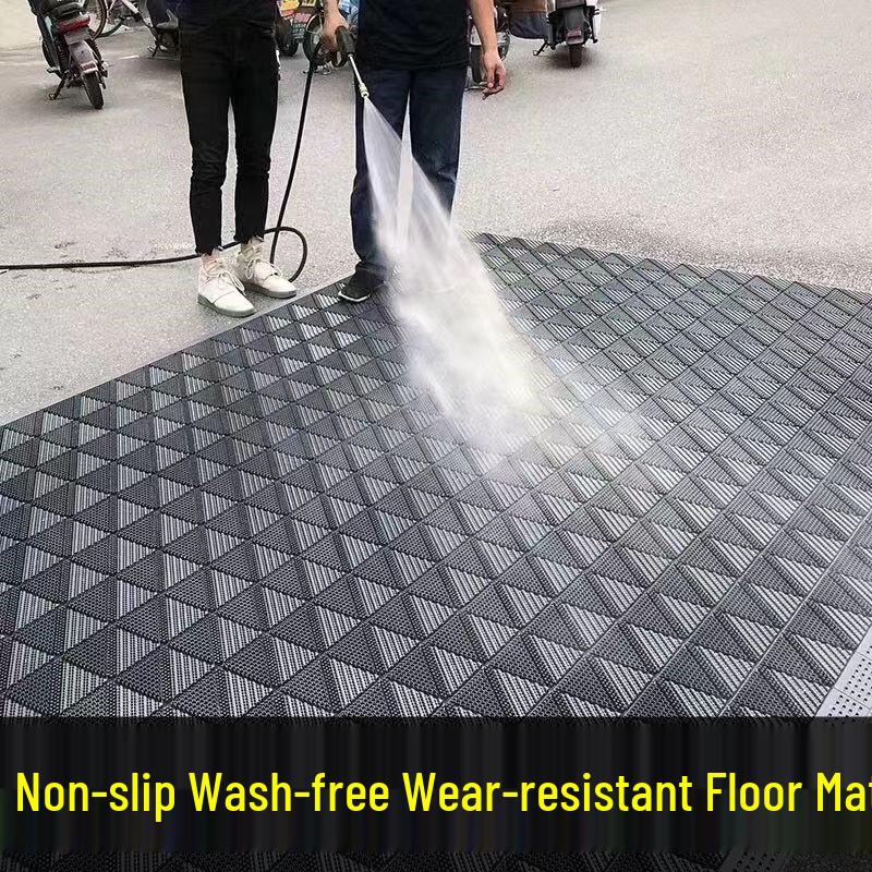 Goyin Outdoor Non-Slip Dirt-Scraping Entrance Mat