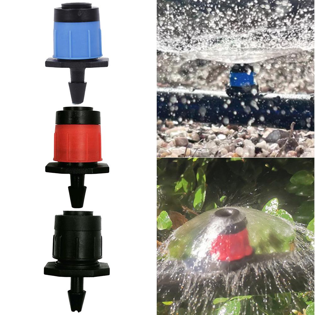 20/100pcs Adjustable Irrigation Dripper Sprinkler Watering Drip Irrigation Sprinkler Lawn Vegetables Watering Cooling System