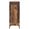 Olden Sideboard Reclaimed Wood Look 34.5 x 34 x 90 cm Engineered Wood and Iron