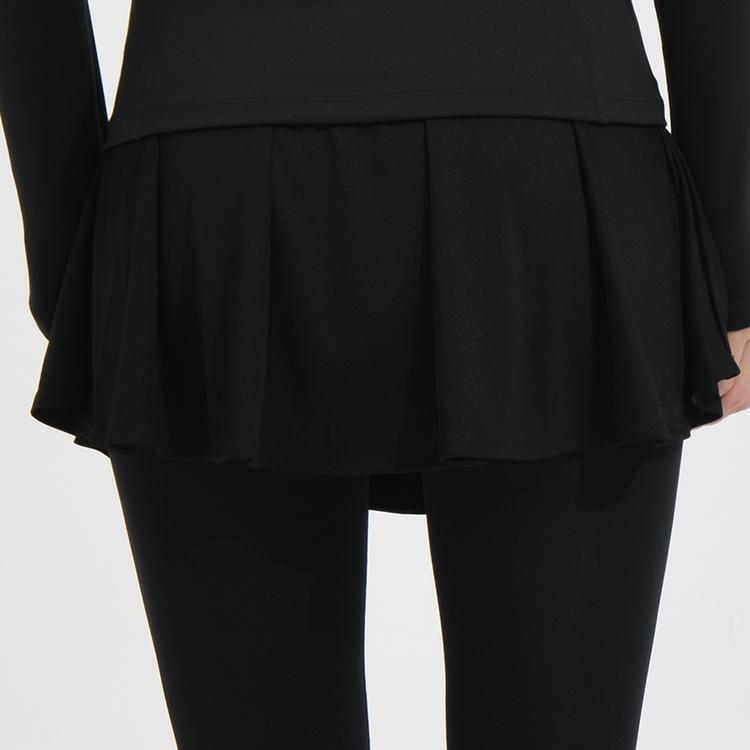 Li Ning Badminton Series Sports Quick-Dry Sweat-Wicking Breathable Running Skirt Women Skirts Black ASKR022-1