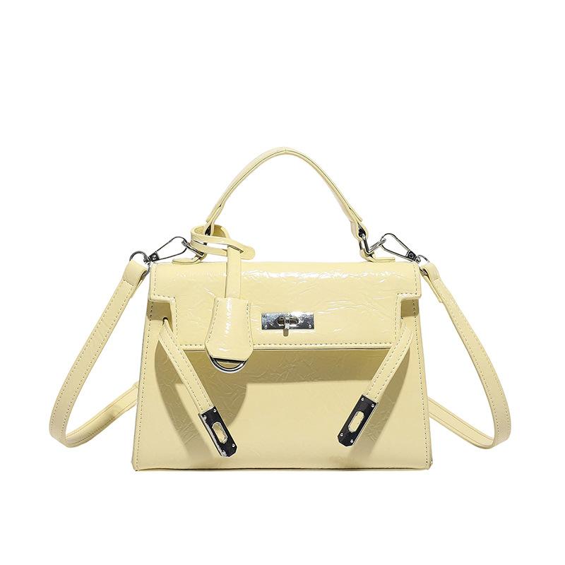 

Модная текстурированная сумка женская новая модная сумочка на плечо сумка-мессенджер жёлтый