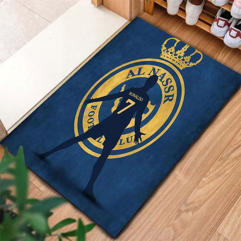 Al-Nassr FC Carpet Rug for Living Room Bedroom Home Sofa Decoration,Kids play Non-slip Floor Mat