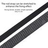 Elastic Thick Fishing Rod Protective Cover Fishing Rod Belt Protector Poles Sleeve Reel Fishing Accessories Durable