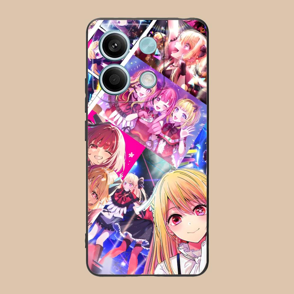 Oshi No Ko B-Komachi Phone Case for POCO M6 M5 M4 M3 X7 X6 X5 X4 X3 F6 F5 F4 Pro GT 5G Colour Protective Pretty Cover Luxury