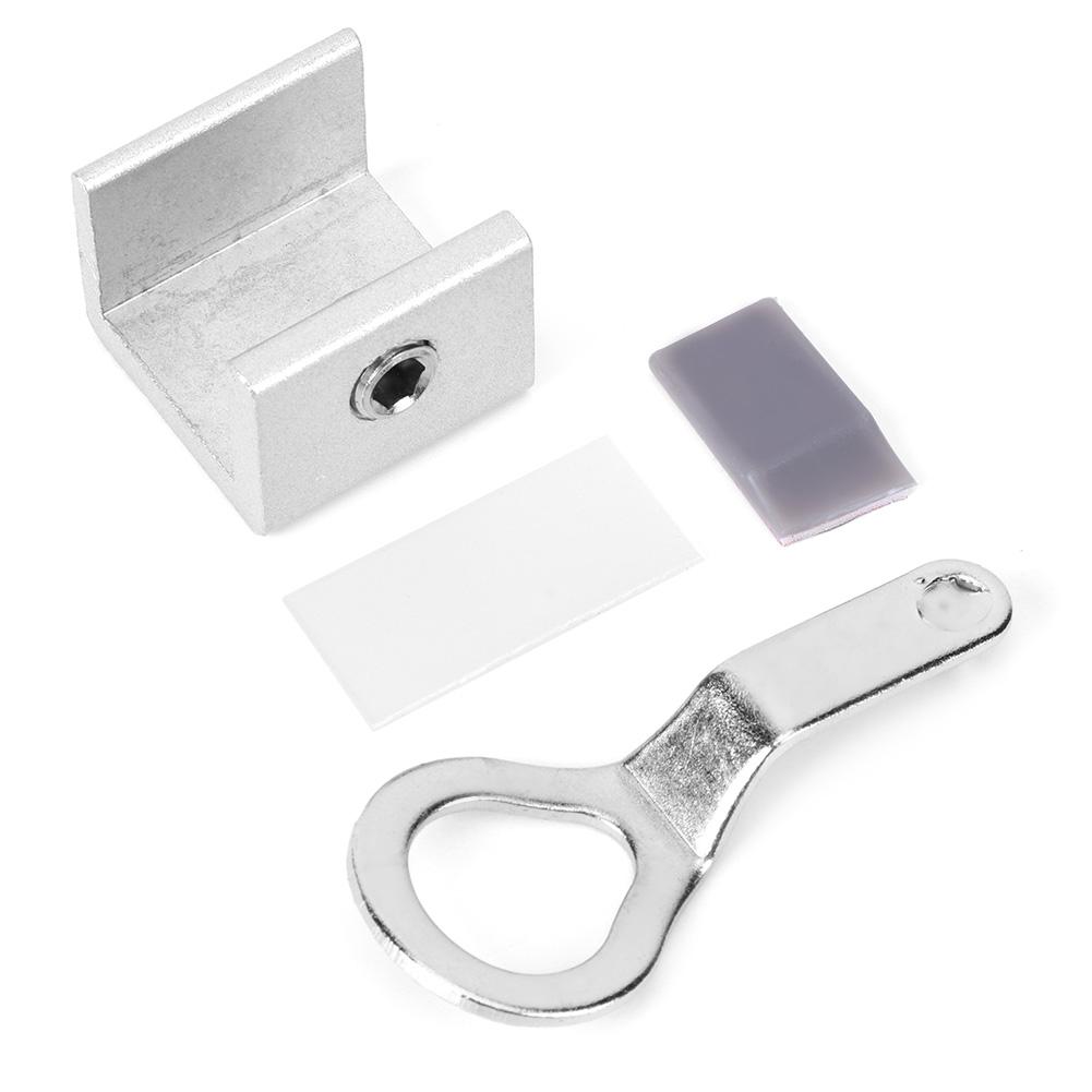 6Pcs Adjustable Aluminum Alloy Window Lock Safety Sliding Window Locks Stop Hardware AccessoryD Type