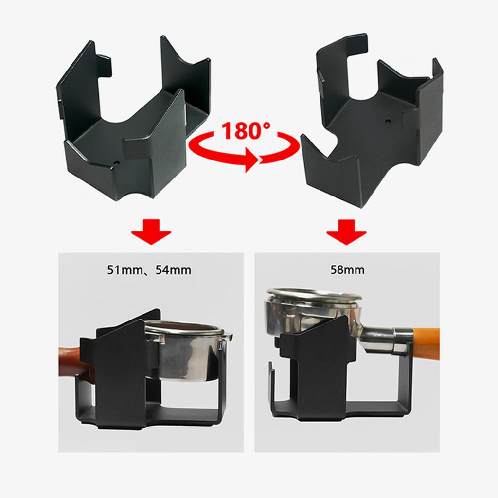 Sturdy Coffee Portafilter Holder Coffee Portafilter Stand Coffee Brewing Tools for 51/53/54/58MM Coffee Portafilters