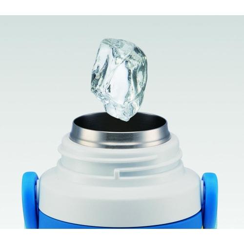 Skater Stainless Steel Children's Water Bottle 380ml Straw Drinking 3D Plarail SSPV4 Blue