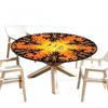 Halloween Tablecloth With Elastic Hem - Festive Decor Party Dining Table Home Event Decoration