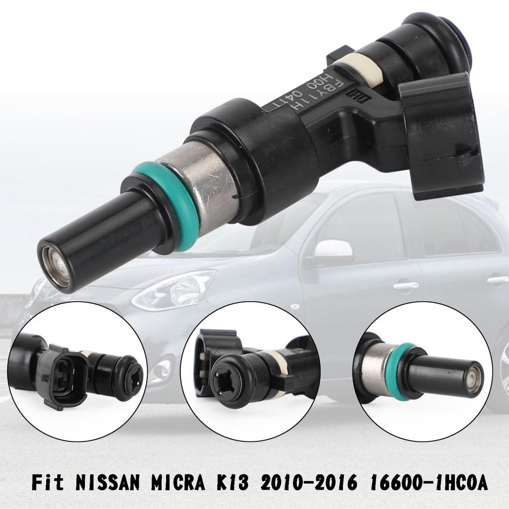 1 PEZZO Iniettori Carburante FBY11H0 FBY1010 Adatti NISSAN MICRA K13 2010-2016 16600-1HC0A