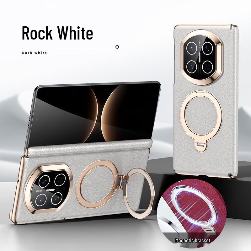 Huawei MateX7 Magnetic Suction Case: Center Shaft, X6 Pivot, Precise 360° Bracket, X5 Leather, Drop-Proof