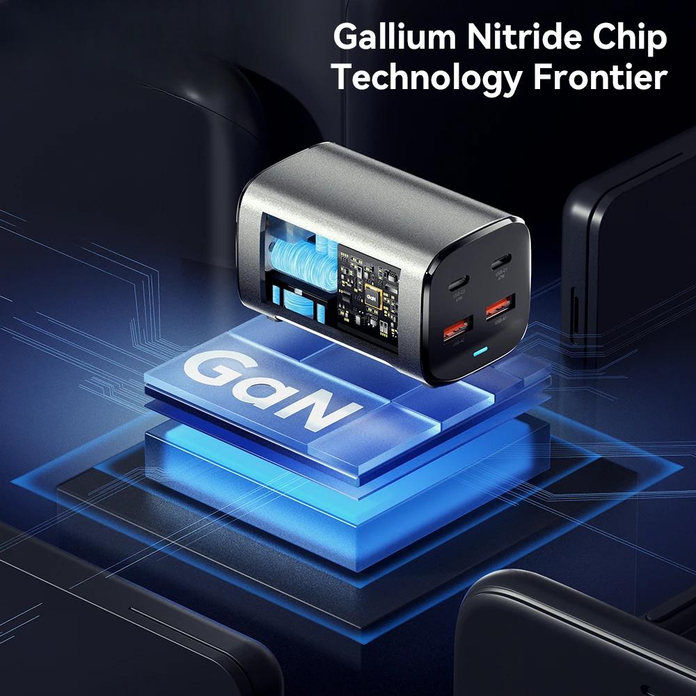 67W USB C GaN Lader Desktop Quick Charge 4.0 QC 3.0 PD Type C Hurtiglading For MacBook Samsung POPC iPhone 15 bærbar PC