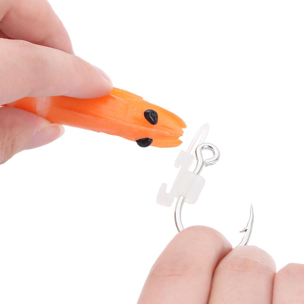 5/10/20Pcs Anti-entanglement Luminous Live Shrimp Hooks String Hook for Fishing Accessories